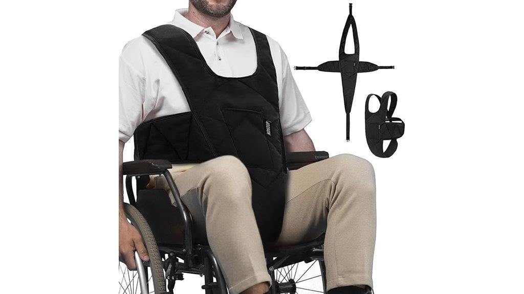 adjustable wheelchair safety belt