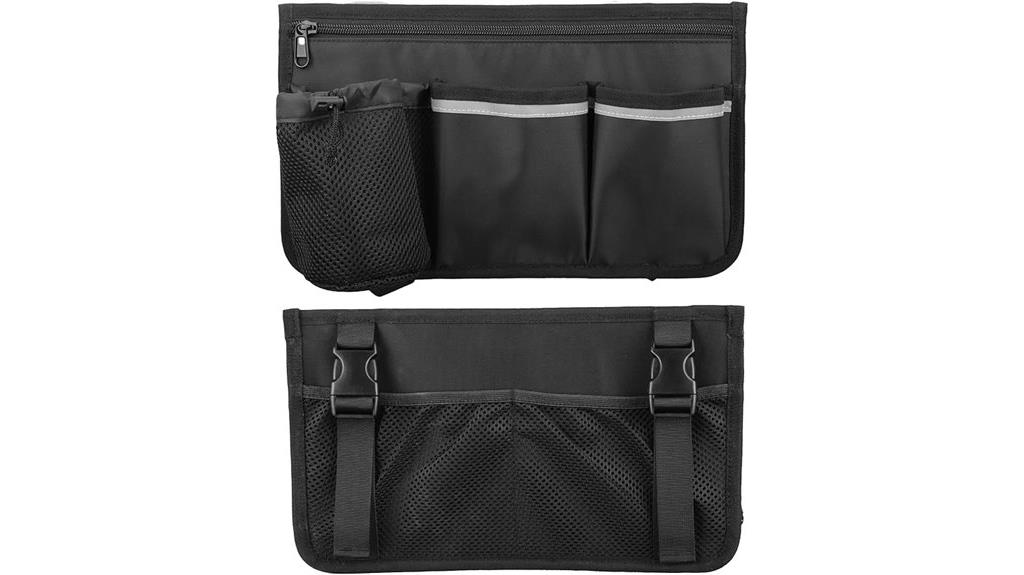 adjustable wheelchair storage organizer