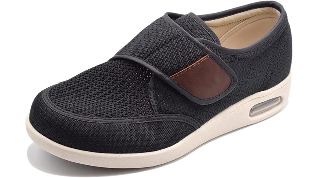 adjustable wide fit shoes