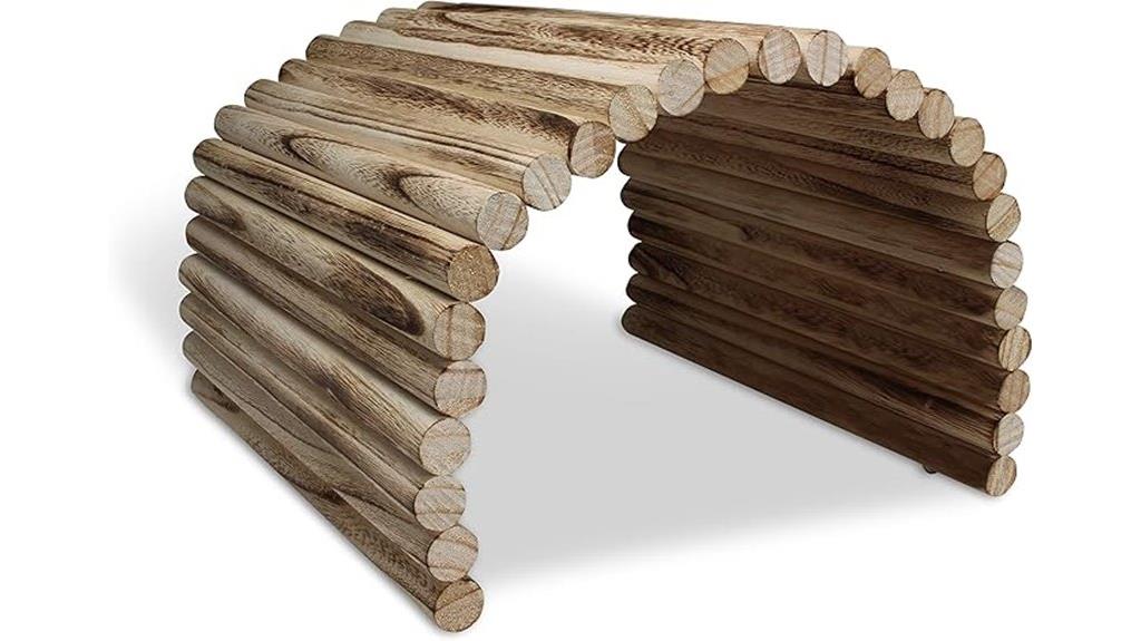 adjustable wooden small animal hideout