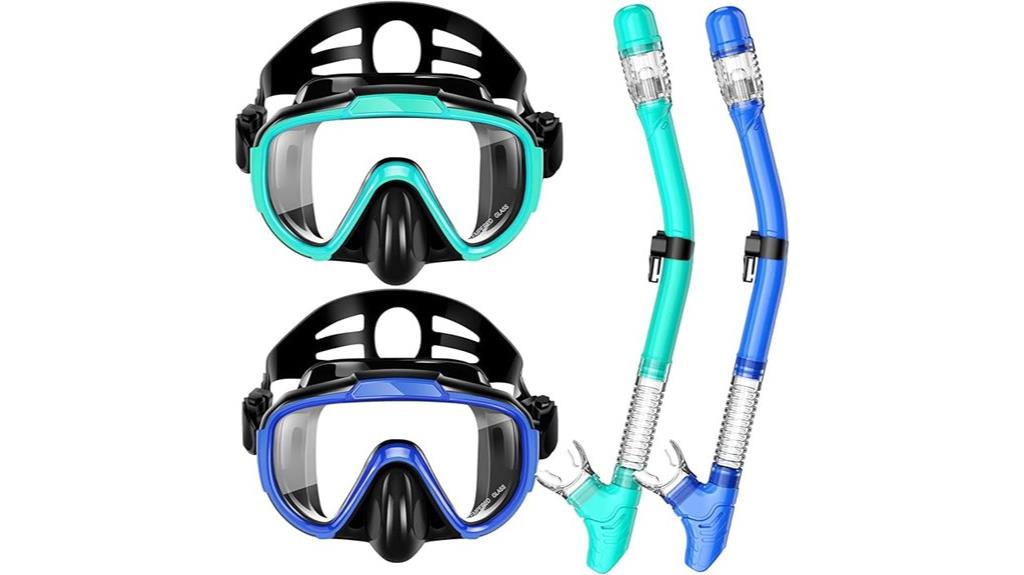 adult snorkeling gear set