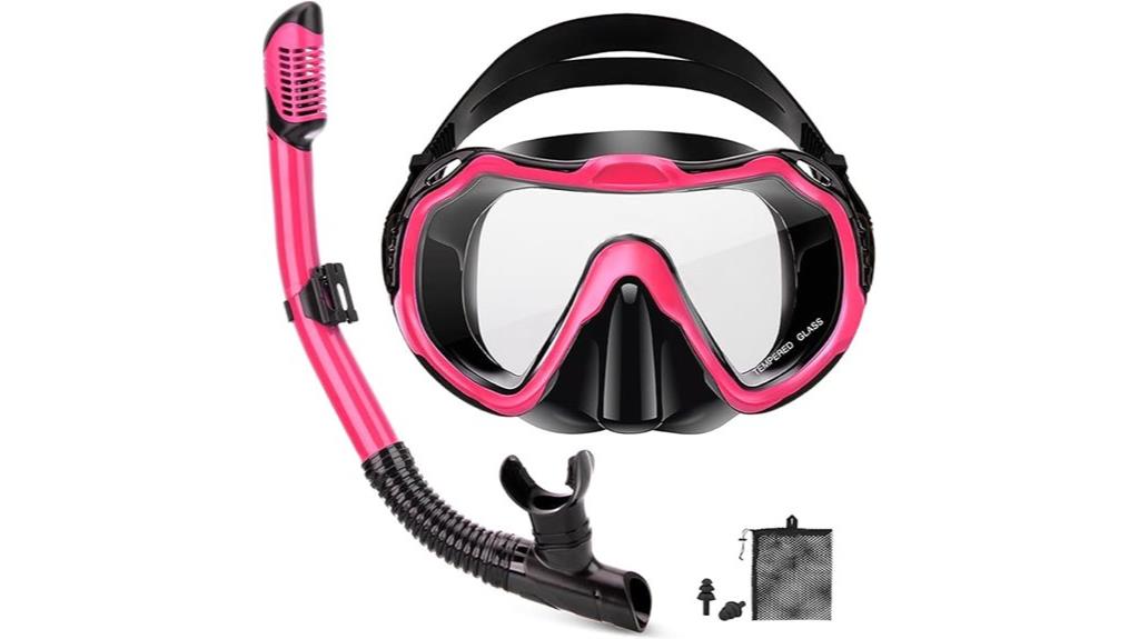 adult snorkeling gear set