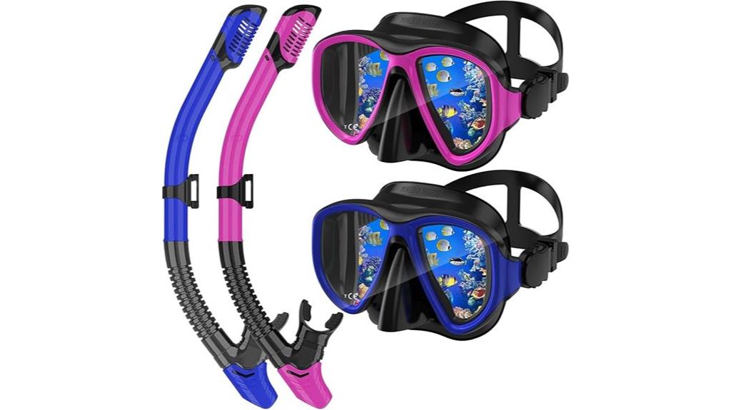 adult snorkeling gear set