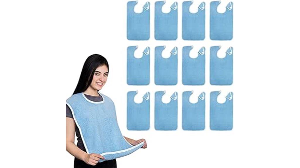 adult terry cloth bibs