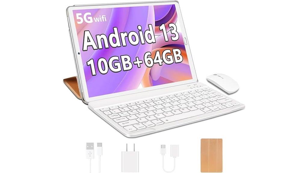 android 13 tablet with 10 1 inch screen