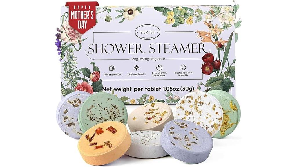 aromatherapy shower steamers gift