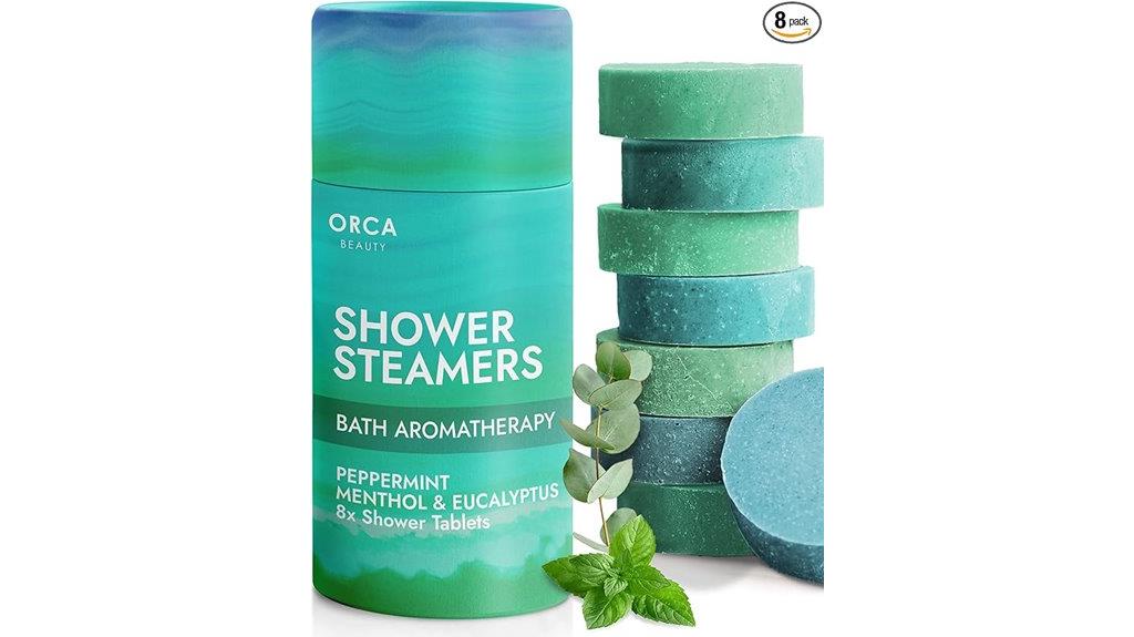 aromatherapy shower steamers pack