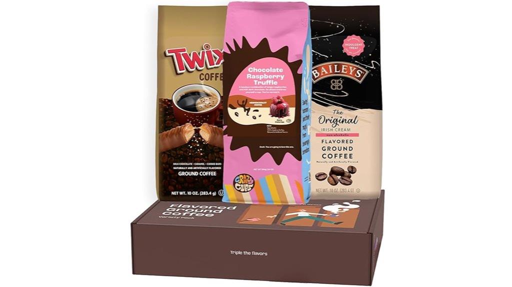 assorted flavored coffee gift