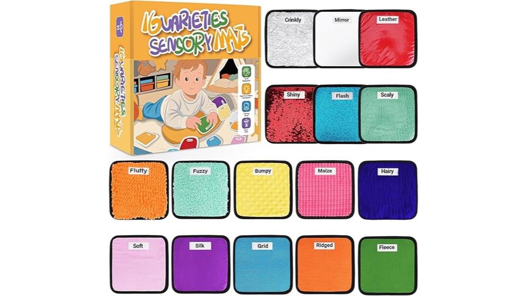 assorted kids sensory mats