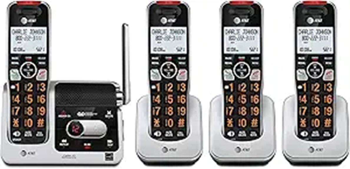 at t cordless phone system
