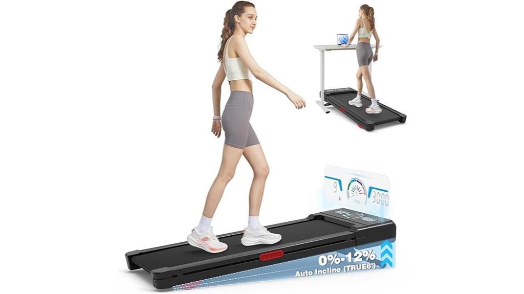 auto incline led treadmill