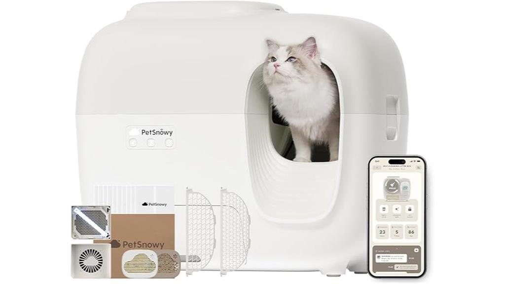 automated odor control litter