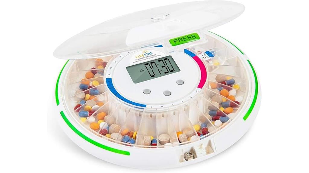 automatic 28 day pill organizer
