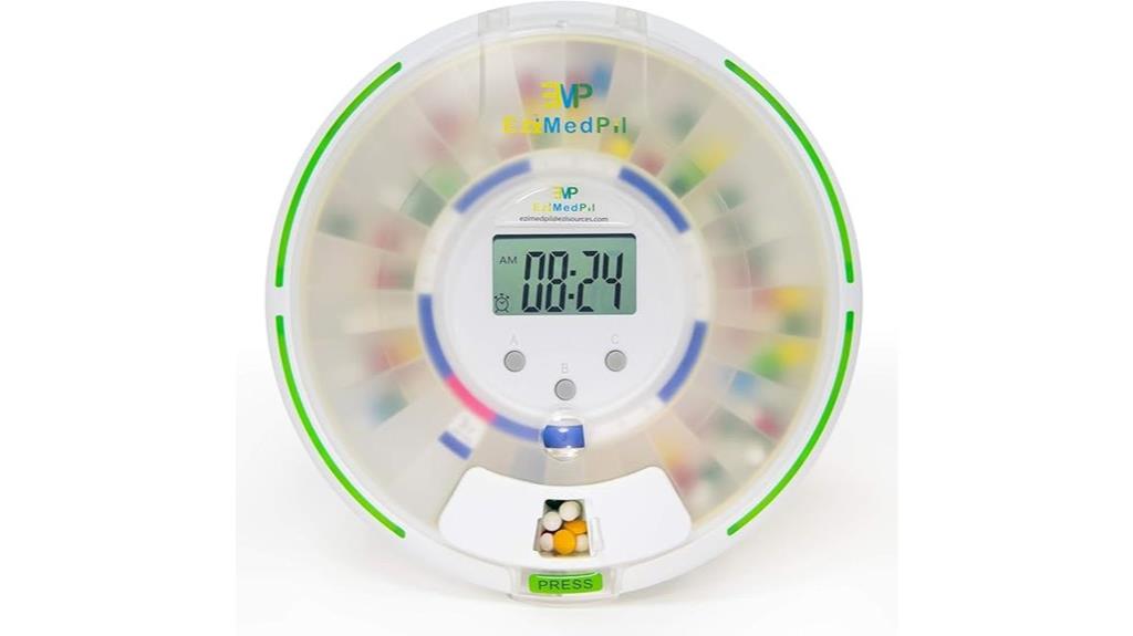 automatic pill dispenser alarm