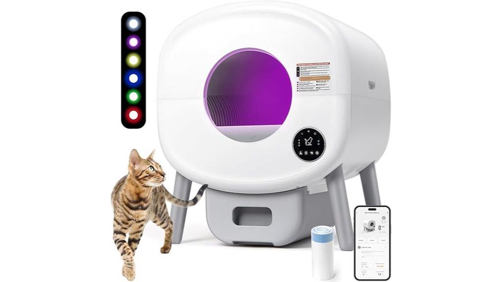 automatic self cleaning litter box