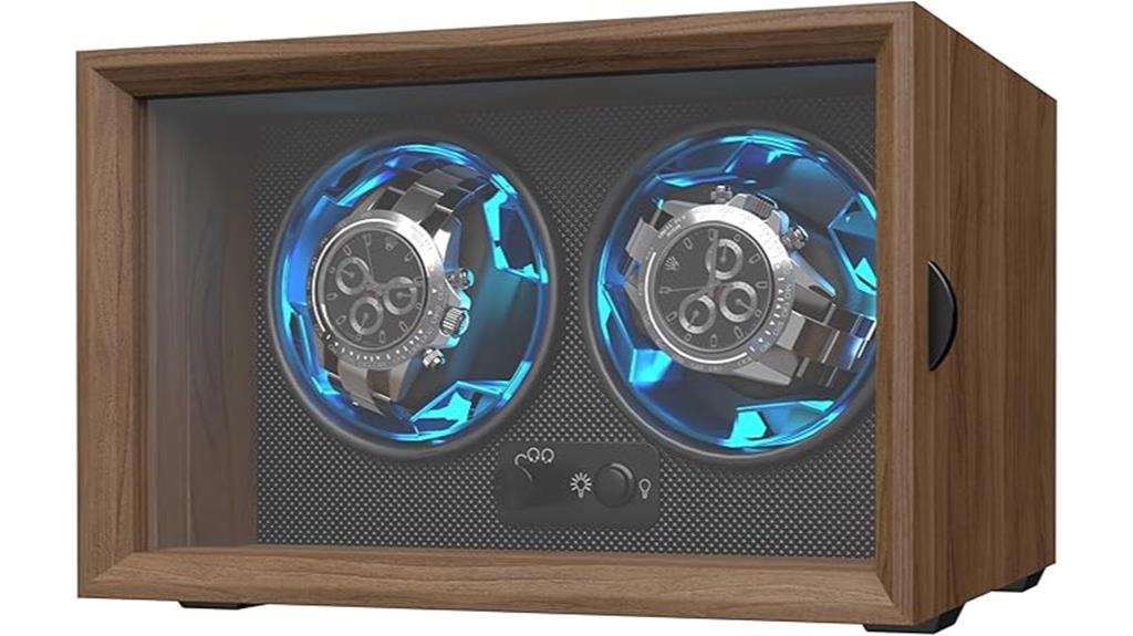 automatic watch winder with double rotation
