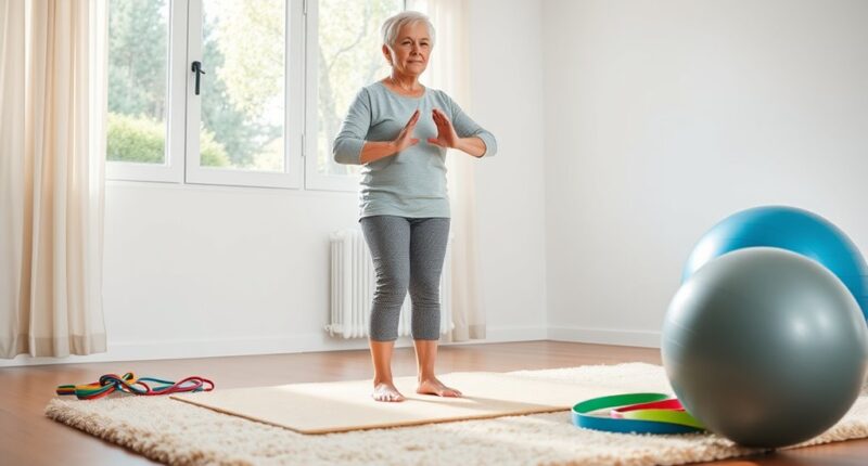 balance and strength training