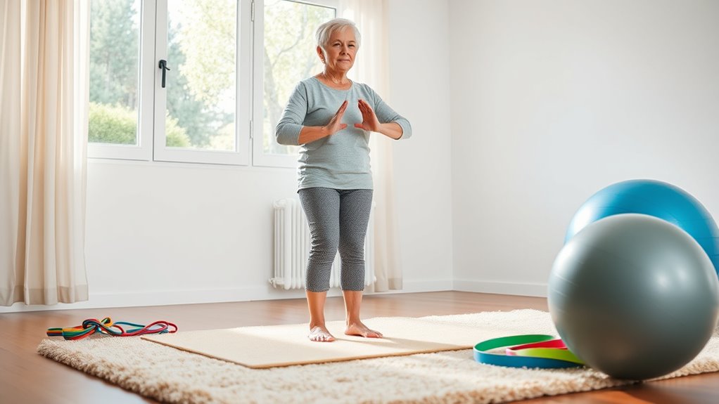balance and strength training
