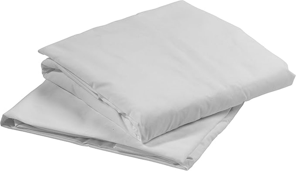 bariatric bedding in white