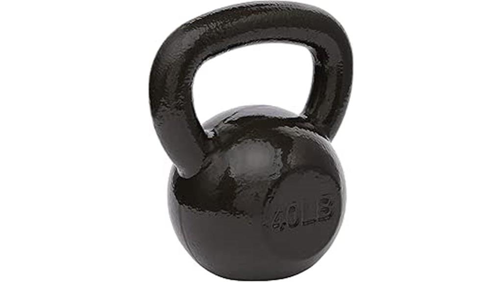 basic cast iron kettlebell