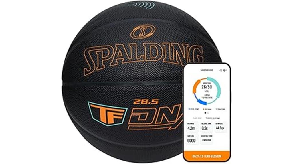 basketball with smart app