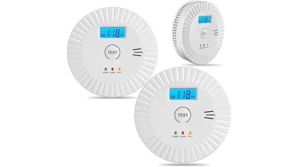 battery smoke carbon detectors