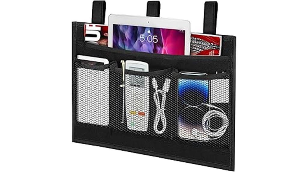 bedroom organizer with pockets