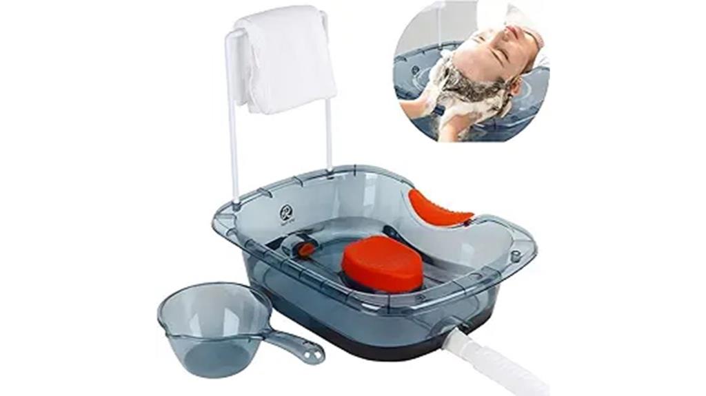 bedside hair washing basin