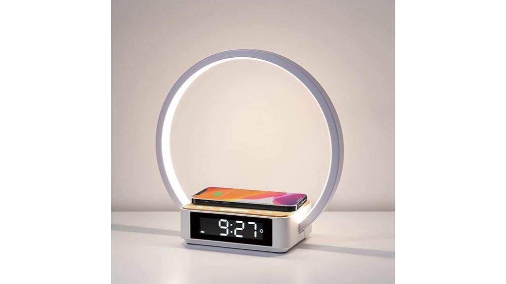 bedside lamp with charger
