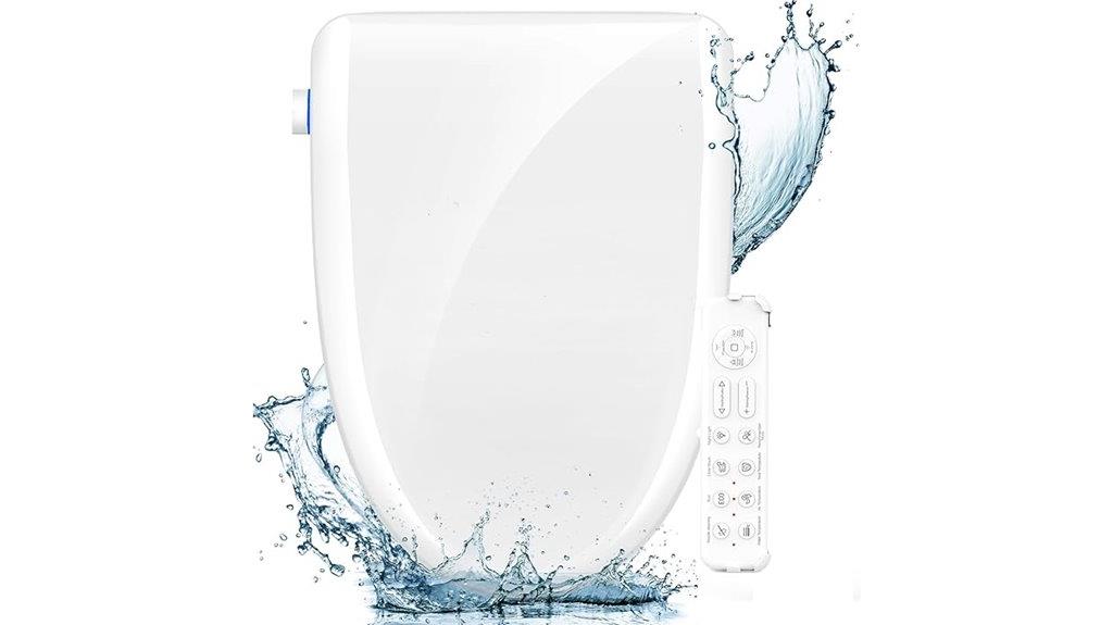 bidet with warm water