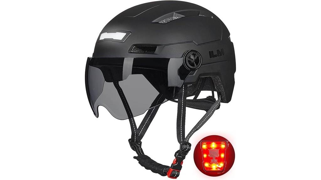 bike helmet with lights