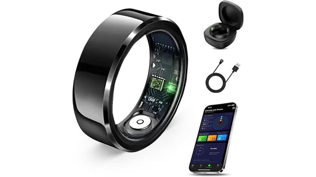 black size 13 fitness ring