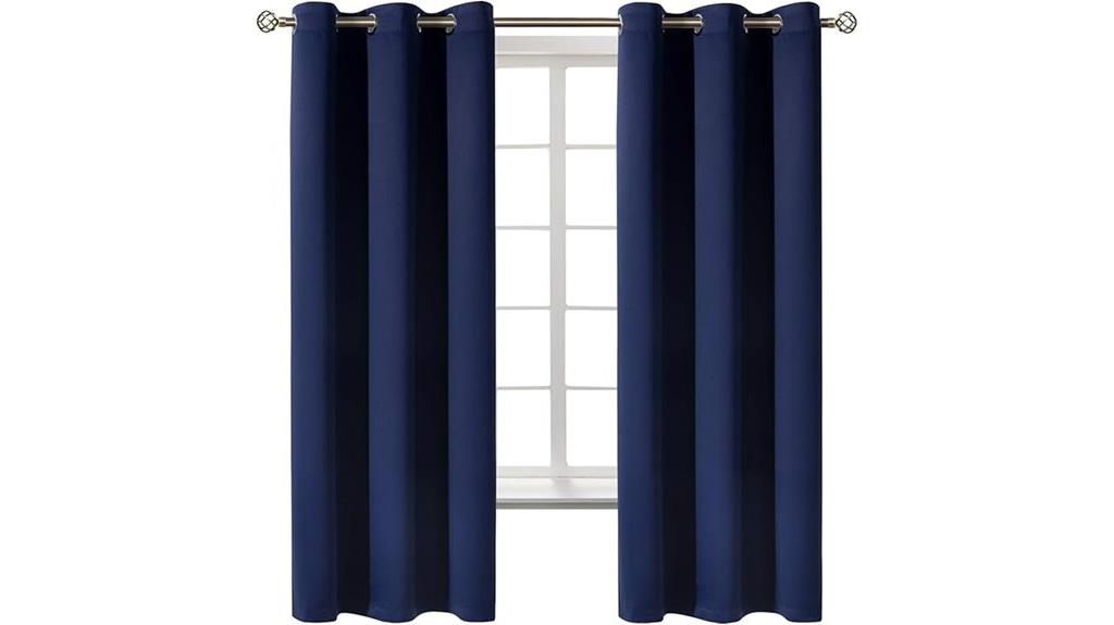 blackout bedroom curtain set