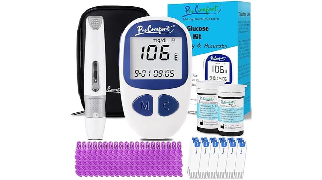 blood glucose testing kit