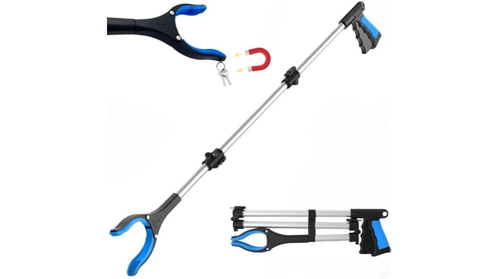 blue 43 inch reacher