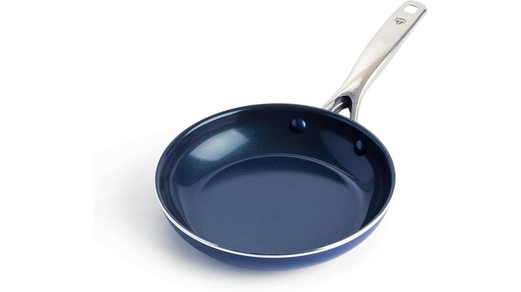blue diamond ceramic frying pan