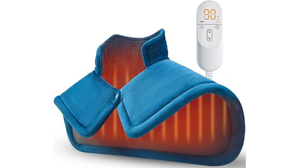blue neck shoulder heating pad