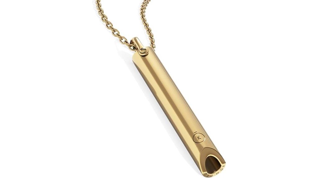 breathing necklace for meditation