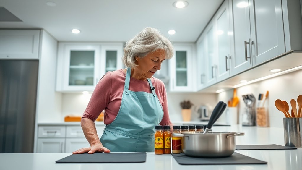 bright safe kitchen illumination