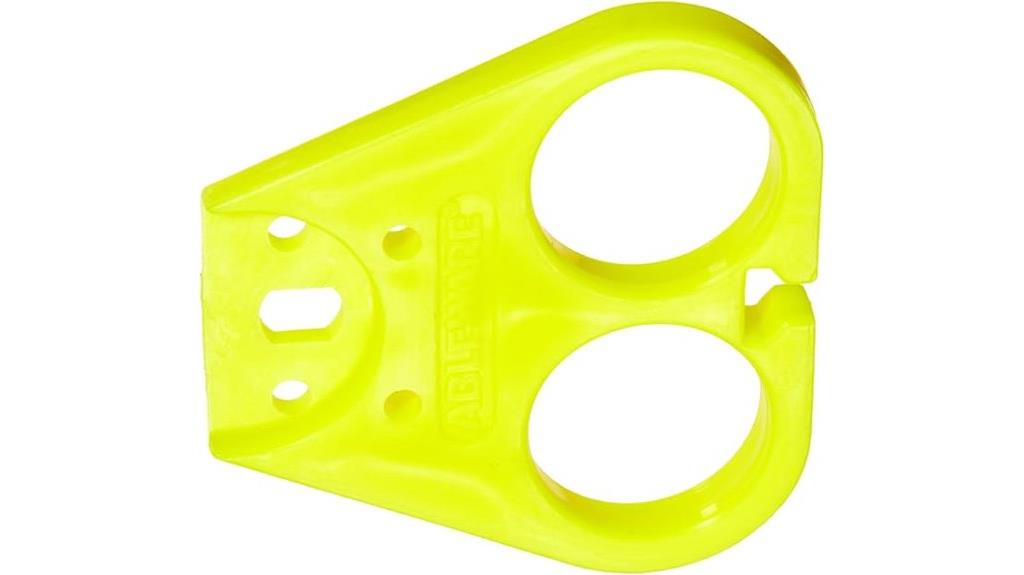 bright yellow key turner