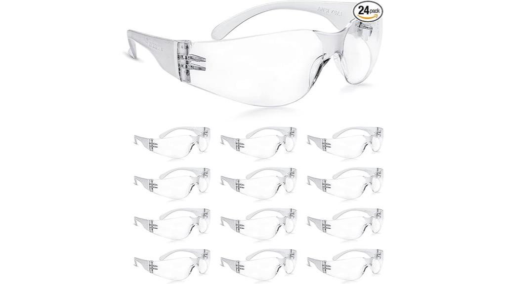 bulk pack of safety glasses
