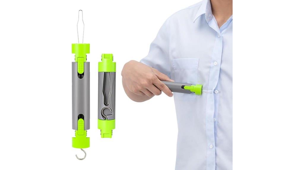 button hook with zipper pull