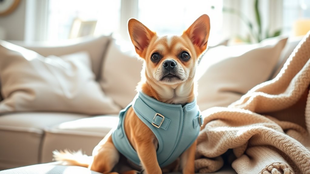 calming stylish dog vests