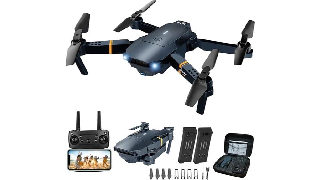 camera equipped foldable drone