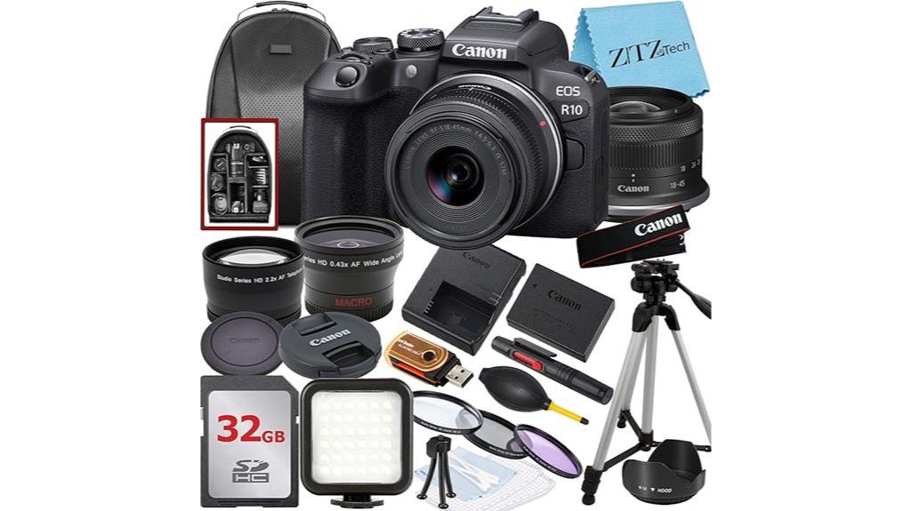 canon r10 camera bundle