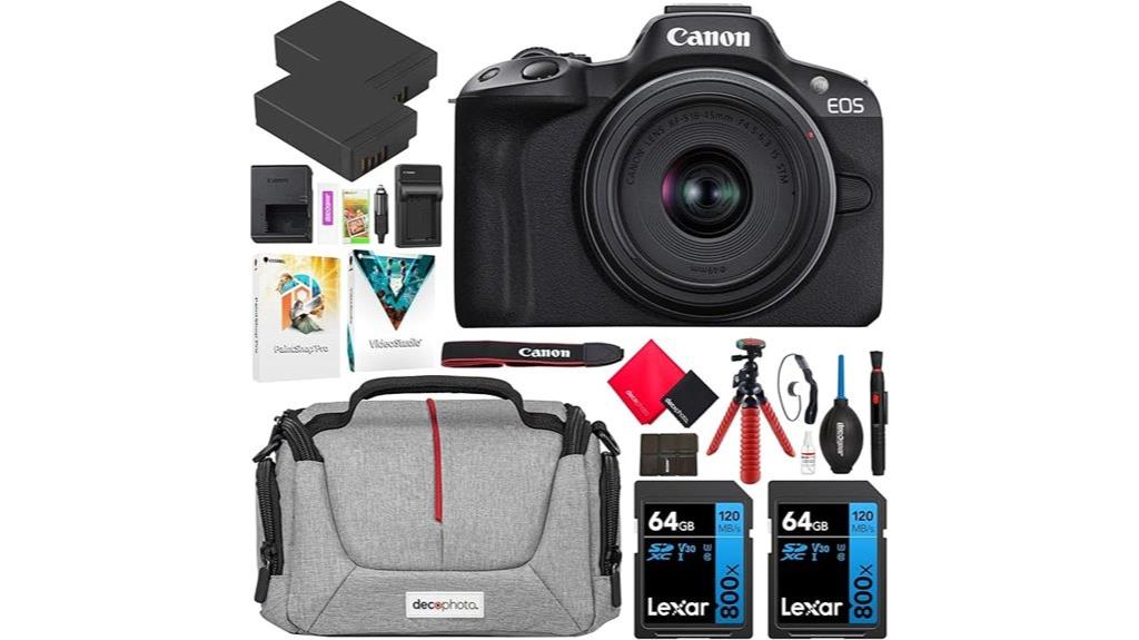 canon r50 camera bundle