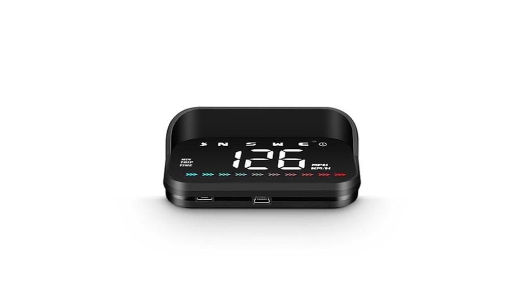 car gps speedometer display