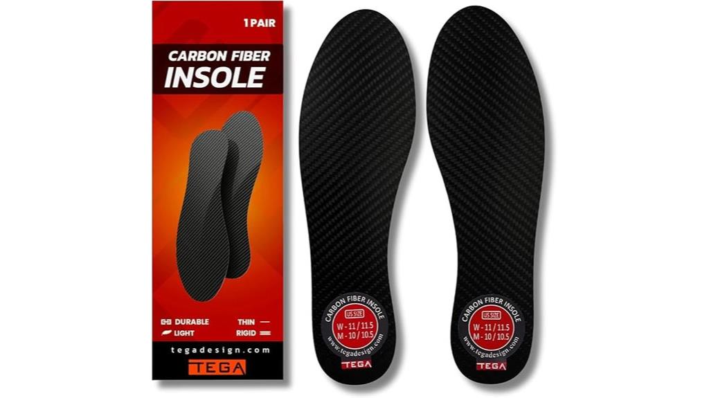 carbon fiber insole pair