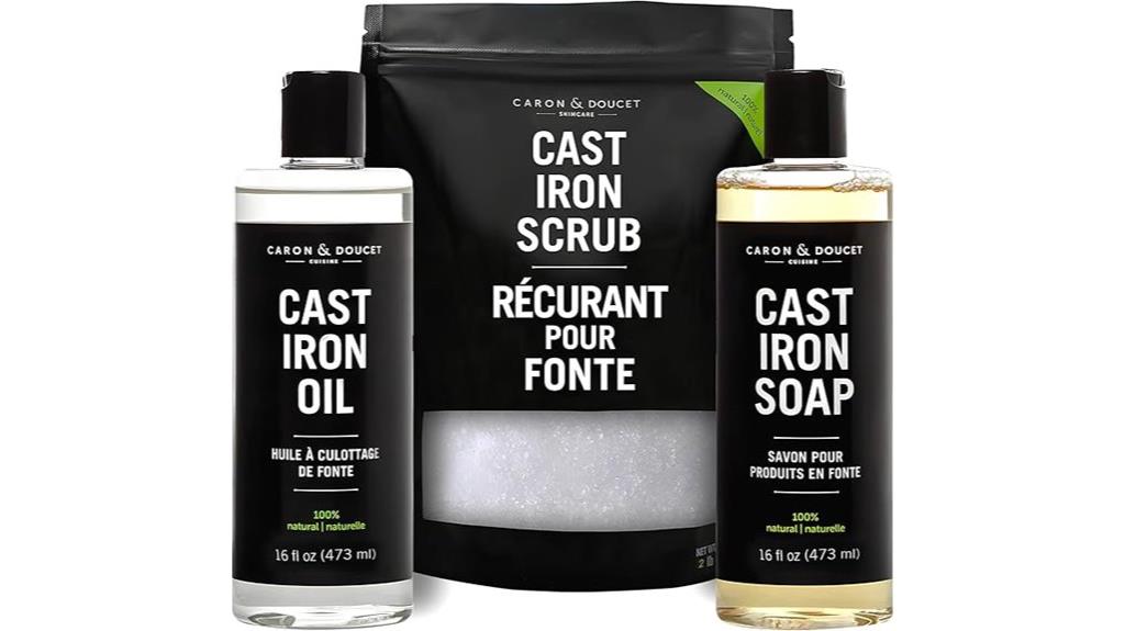 cast iron care set