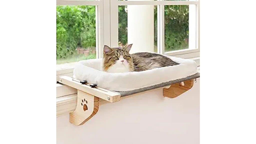 cat perch with cushion